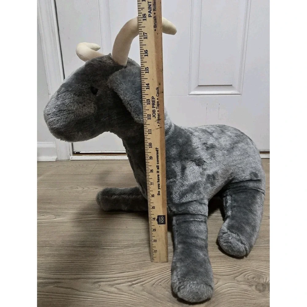 Goat Plush Large Gray 18